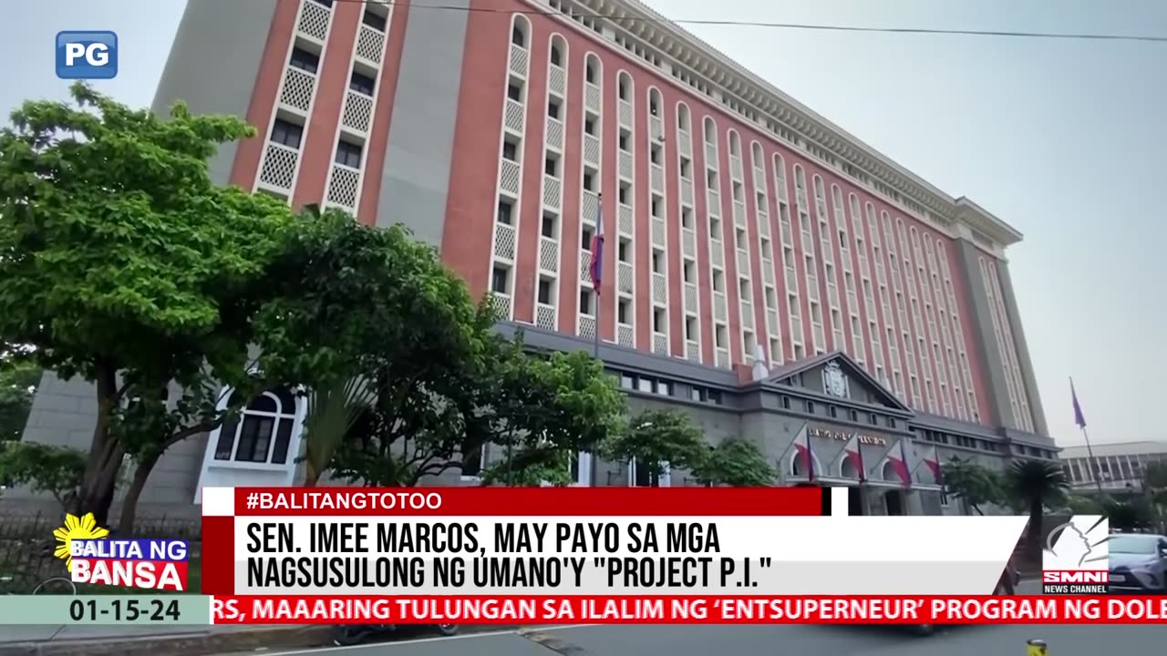 Sen. Imee Marcos, may payo sa mga nagsusulong ng umanoy "Project P.I."