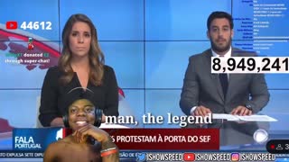 IShowSpeed Reacts To Portugal News Talking About Him💀💀