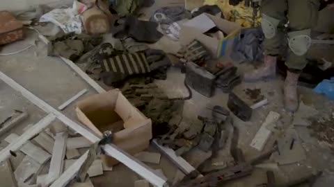 Massive amounts of weapons found by the IDF in Rafah