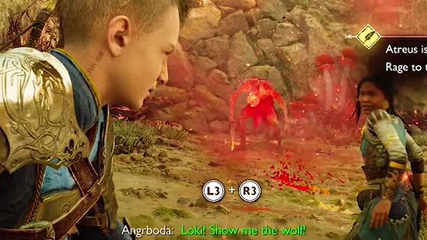 Atreus turning into a wolf is Awesome