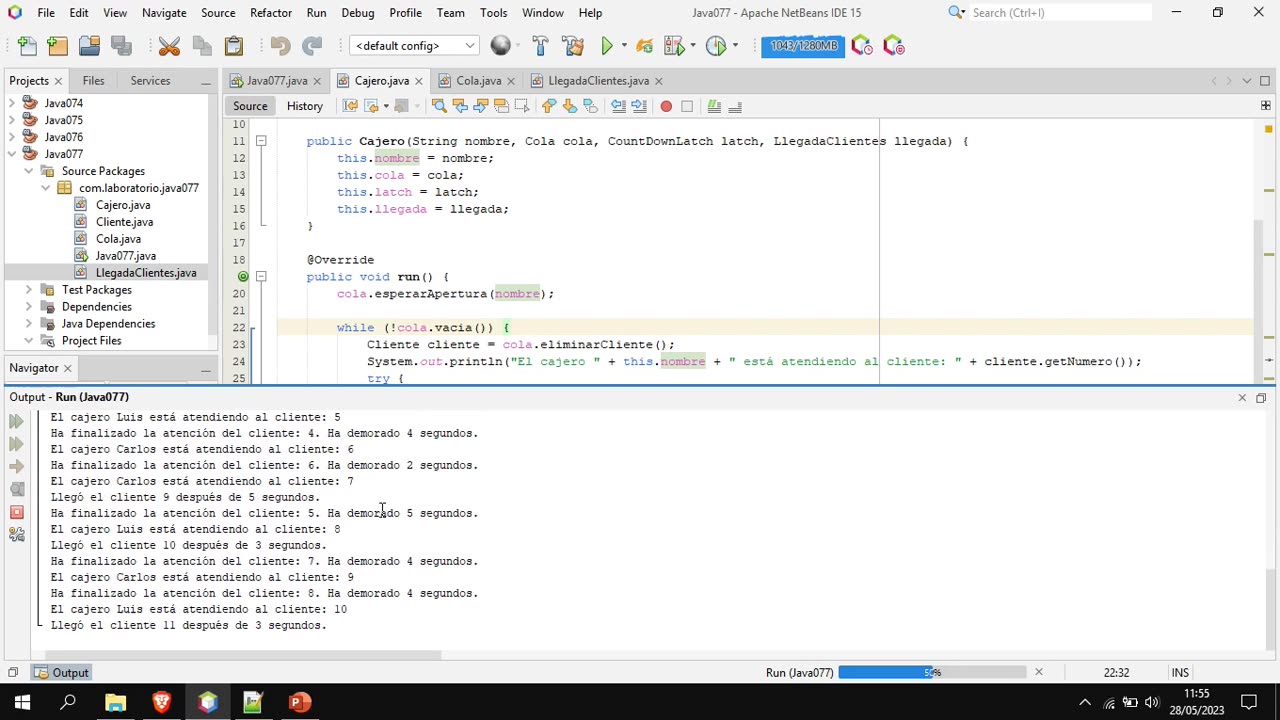 Java parte 78. Programación multihilos. Sincronización de hilos 2