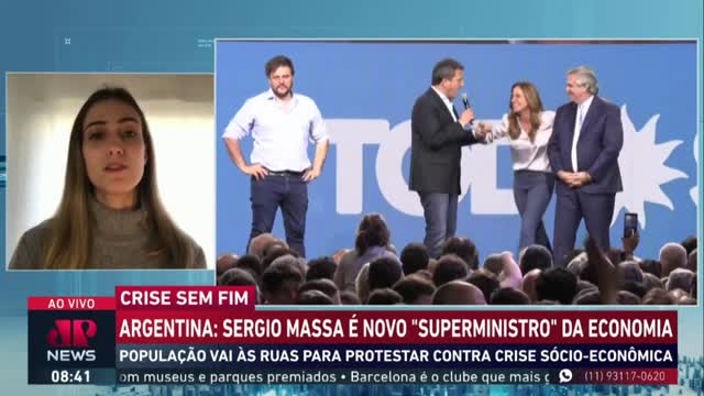 Argentina anuncia Sergio Massa como superministro da Economia