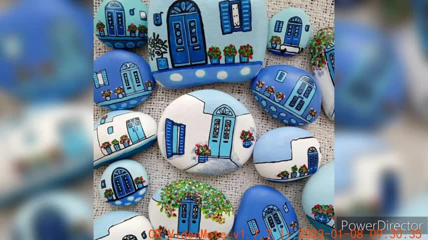 Most beautiful tock and stone painting art - Pebble painting ideas