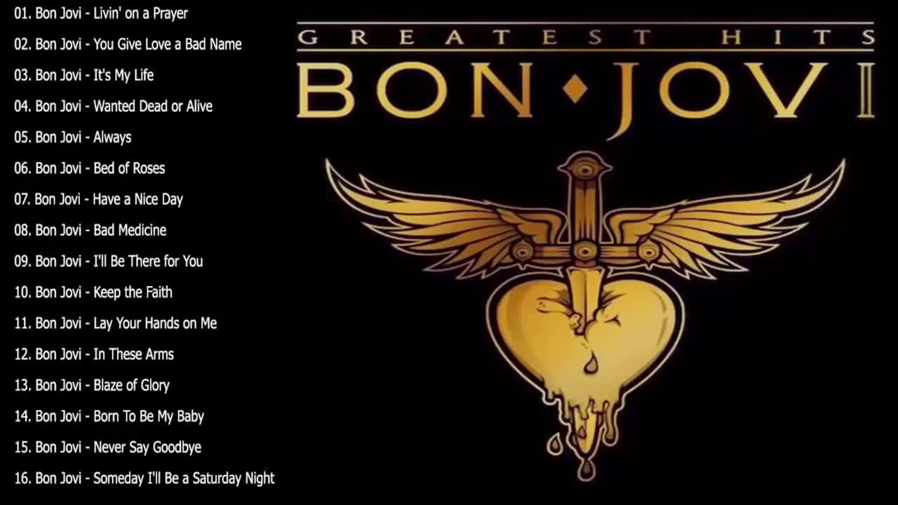 Bon Jovi Greatest Hits Full Album Best Songs Of Bon Jovi Nonstop Playlist