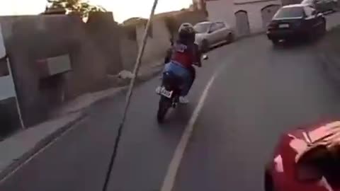 Motorcycle chase