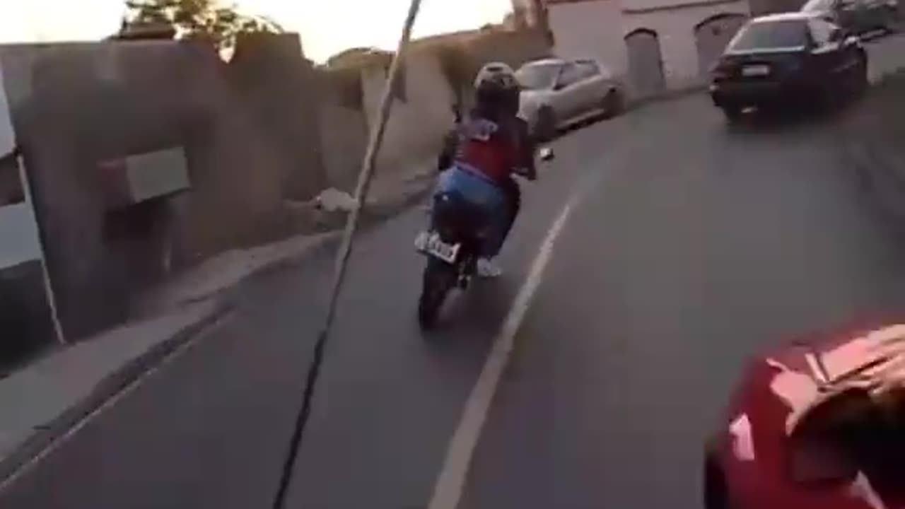 Motorcycle chase