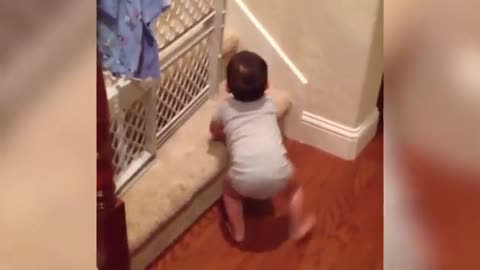Funny babies with smiling face best funny movement