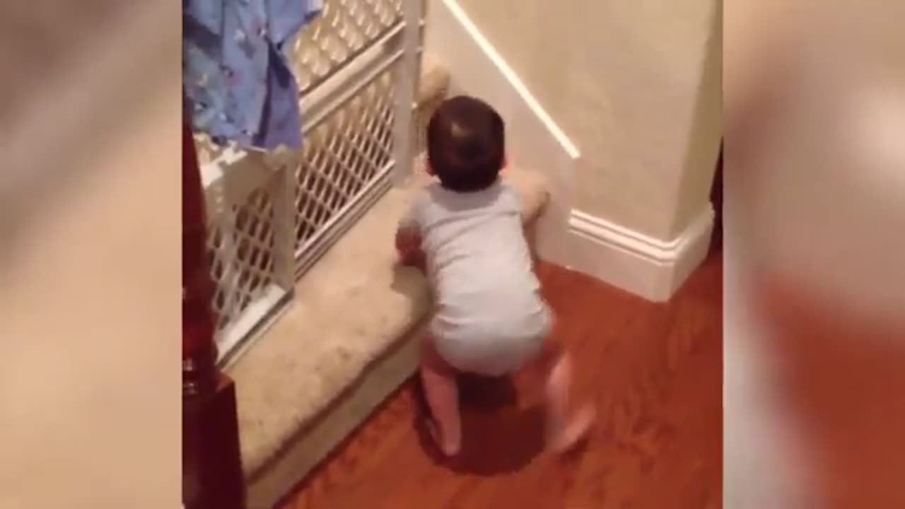 Funny babies with smiling face best funny movement