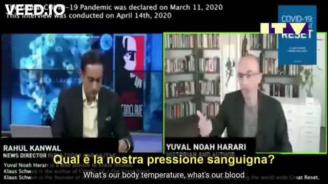 Sentite cosa dice il braccio destro di Klaus Schwab (WEF) ,Yuval Noah Harari