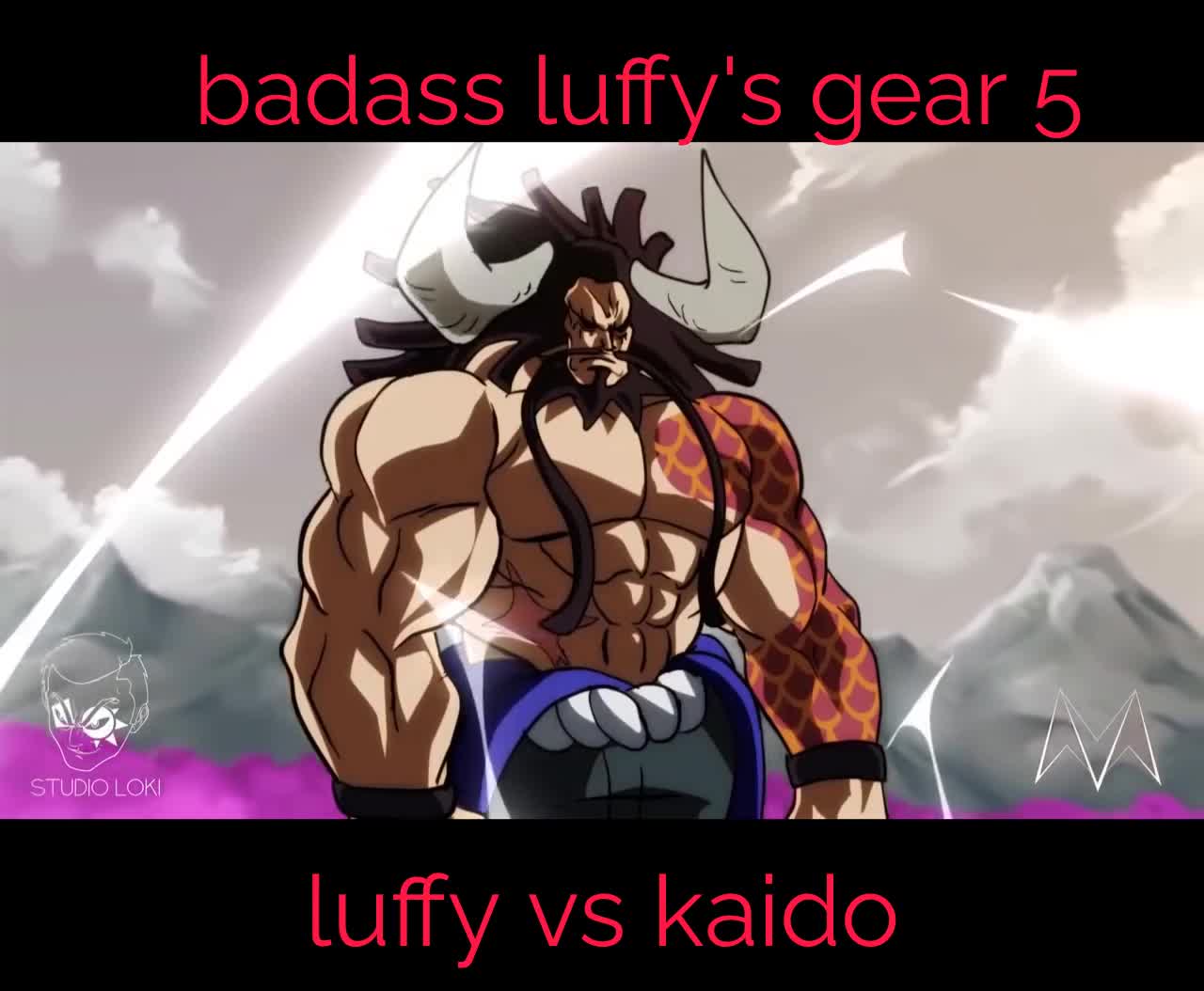 one piece luffy vs kaido