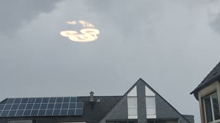 strange light in the sky in Germany