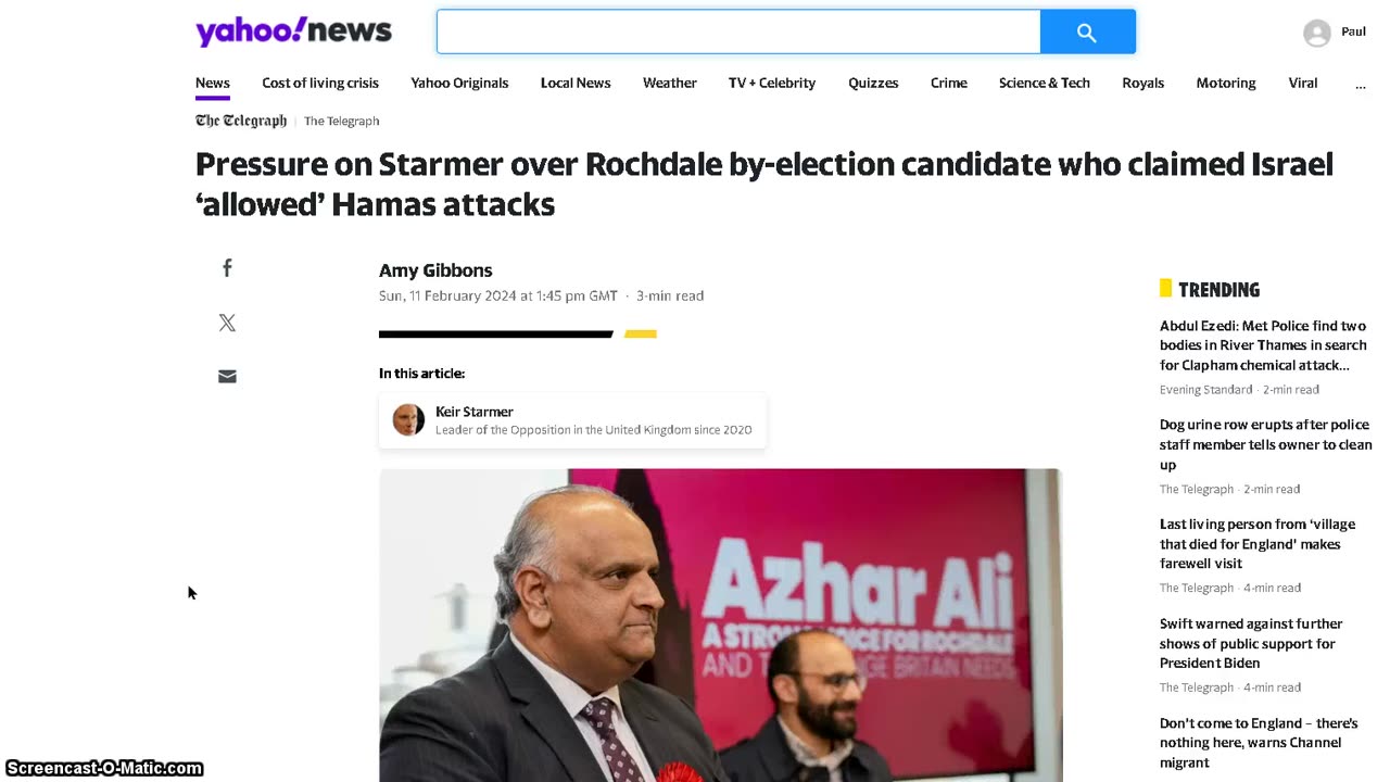 Politician expresses doubts about October 7th