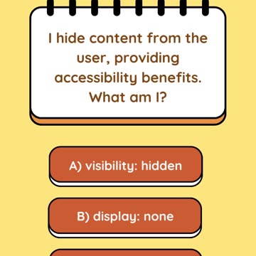 HTML's Invisibility Cloak - Coding Riddles #codingproblems