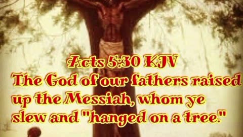 YAHWEH BEN YAHWEH DIED ON A TREE NOT A SATANIC CROSS