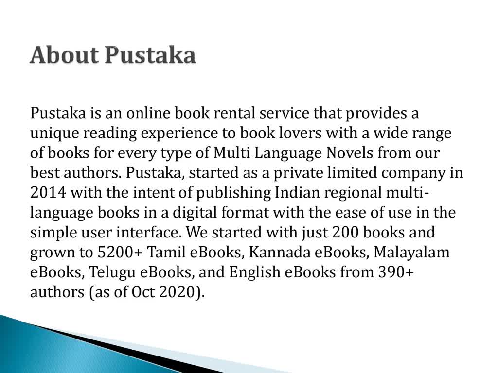 Rent and Read Multi Language Novels Online – Pustaka.co.in