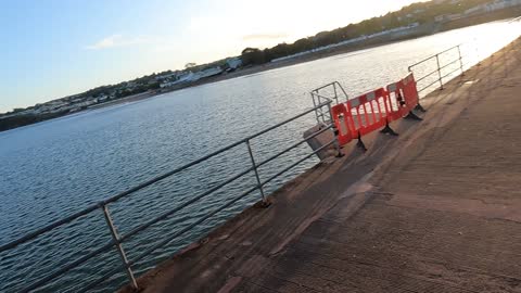 Seaside walk. Devon