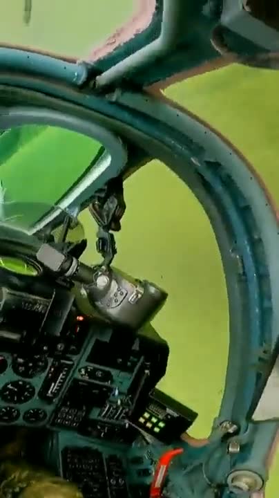 Ukrainian Su-25 Cockpit View
