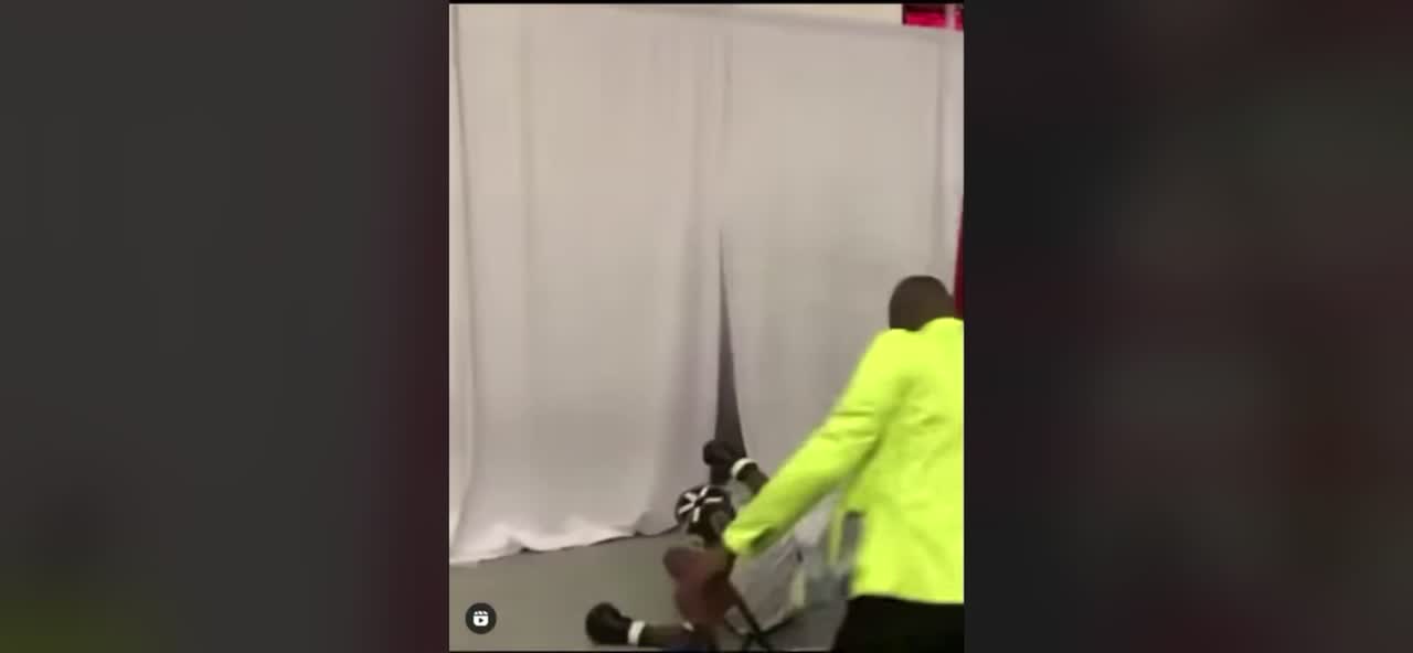 Bad Man Gets Knocked Out In The Boxing Ring