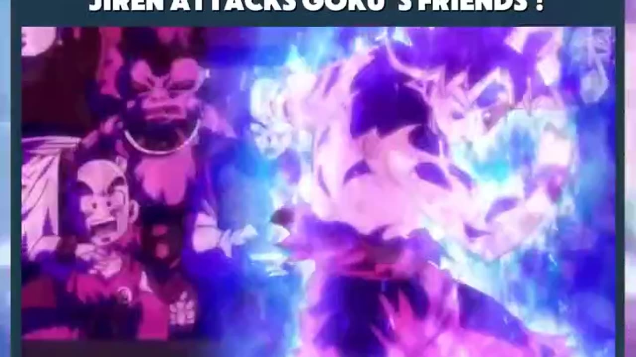 Goku Safe his Friends ( jiren Attack Goku Friends