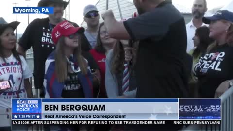 Ben Bergquam Talks With Some Trump Rally First Timers!