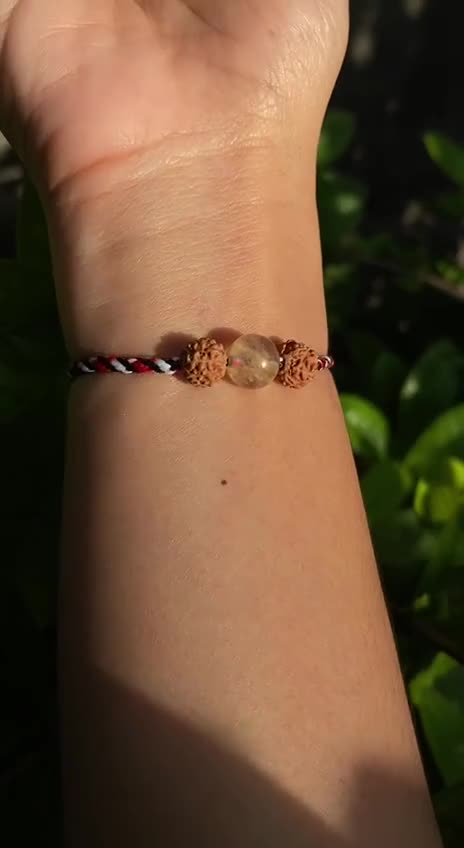 Authentic Tridatu Sedana Hair Rudraksha Bracelet - Bracelets for Peace and Prosperity
