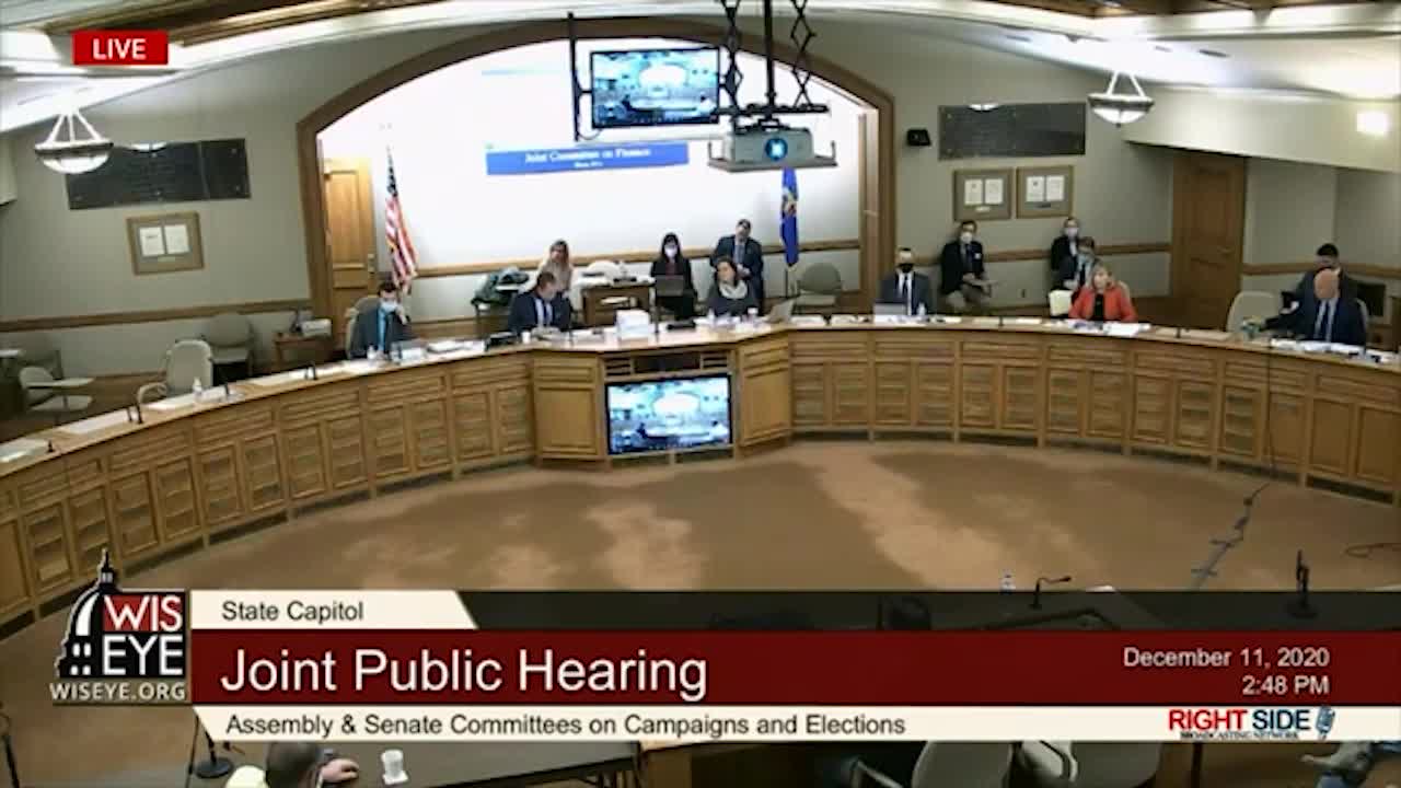 Witness #11 Speaks at Wisconsin Legislature Hearing on Election Integrity. 12/10/20.