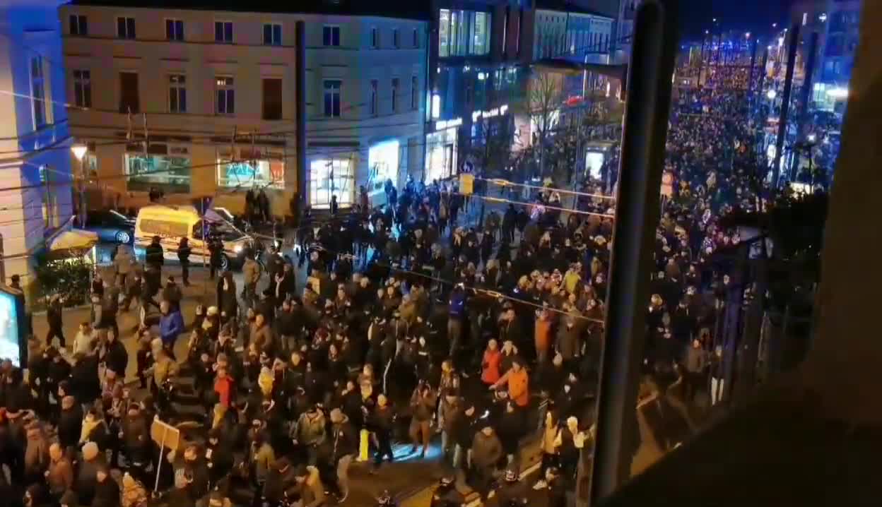 Germany - Police & Covid Protestors Clash