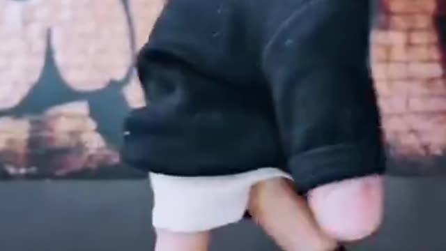 Super stylish dance with finger watch and joy