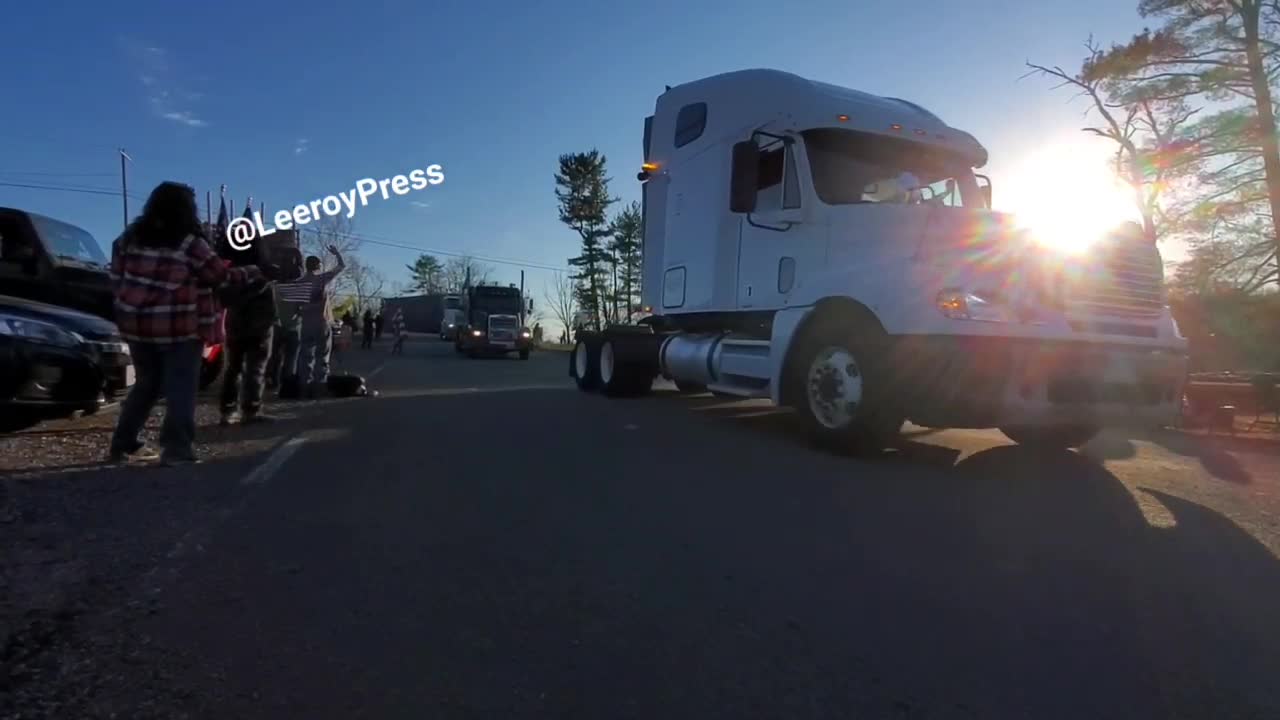 The People's Convoy Returns to Hagerstown, Maryland, Commemorating 7 Laps Around the D.C. Beltway