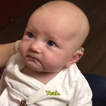 Baby's Face When Hearing For First Time Will Melt Your Heart
