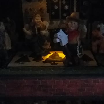 Antique music box house