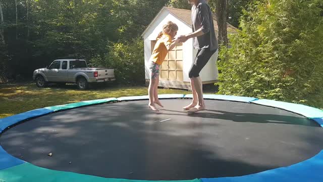 Trampoline time