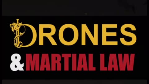 Drones & Martial Law… do you see what I see 👀 (Fake alien UFO invasion 🛸 inbound…) in