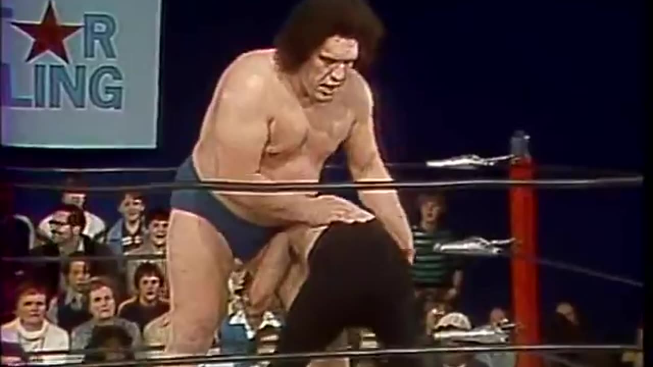 Andre the Giant vs Dave Nevins & Angel Rivera