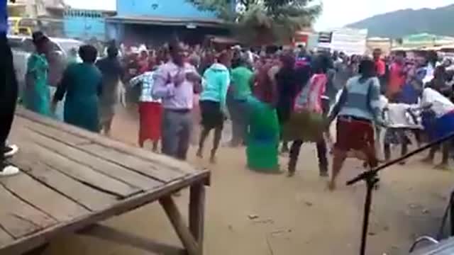 Dancing madly