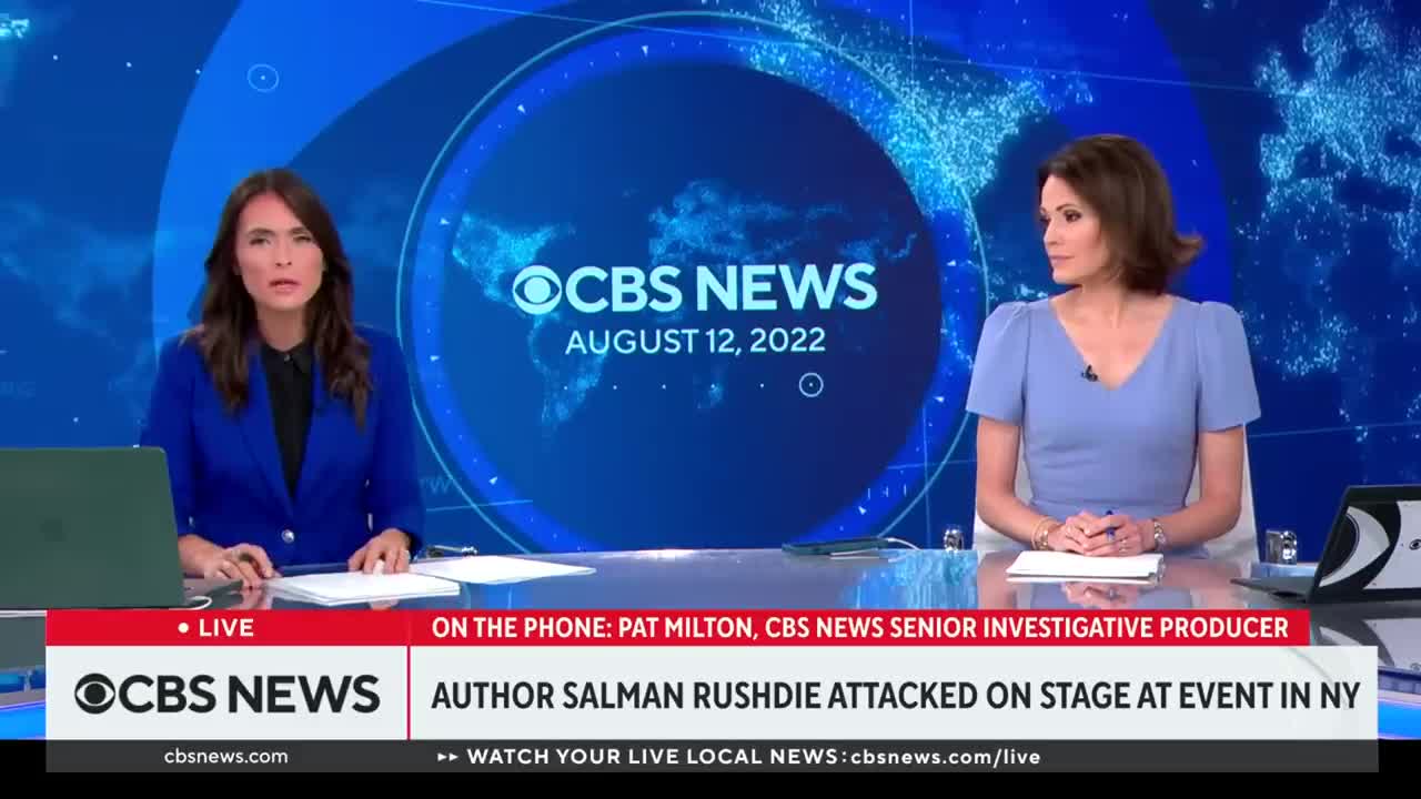 Author Salman Rushdie stabbed at event in New York