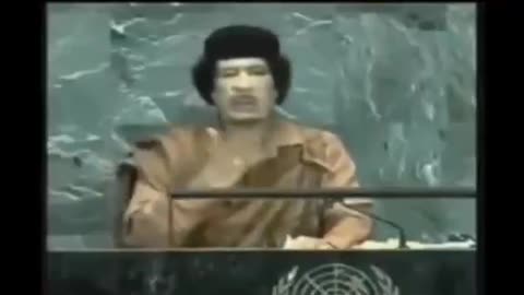 GADDAFI - CAPITALIST COMPANIES PRODUCE VIRUSES SO THAT THEY CAN GENERATE AND SELL VACCINATIONS