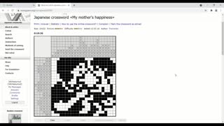 Nonograms - My mother's happiness