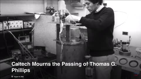 Scientist that had been conferring w Ben has died..RIP Thomas