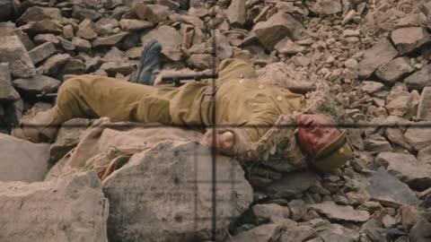 The sharpshooter beckoned to kill the enemy