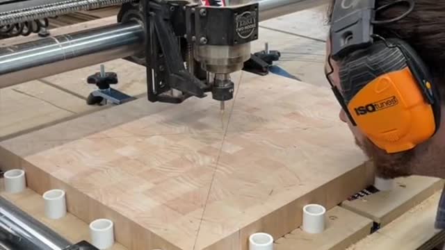 Cut Off The Excess Wood From The Edge Of The Board