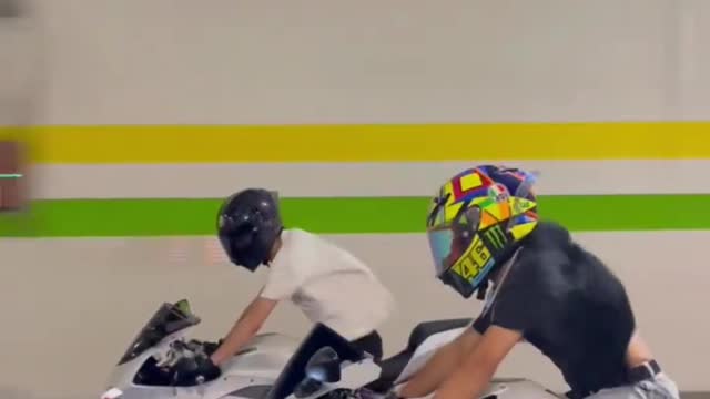 ride a motorcycle