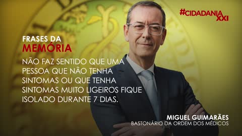 Dr. Miguel Magalhaes ao Observador sobre Testagem e Isolamento de Assintomáticos (PARA RECORDAR)