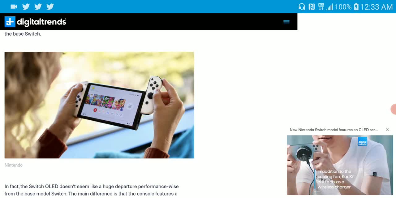 Nintendo Switch OLED Debuts with a 7 inch OLED screen designed for gamers on a budget