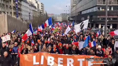 France Manifestation contre les mesures sanitaires 5 Mars 2022