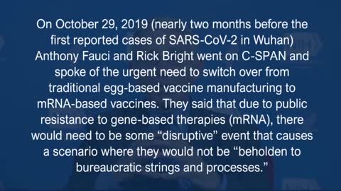 Fauci & Pfizer 2019!