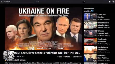 Sean Stone, son of Oliver, discusses the mass censorship of film "Ukraine on Fire"