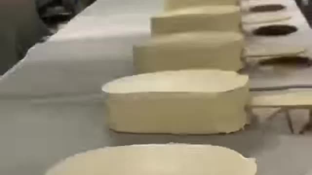 Inside an ice cream factory