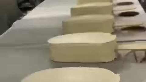 Inside an ice cream factory