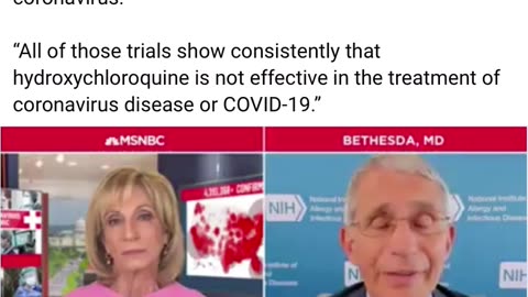 Nazi Dr. Midget Fauci “Hydroxychloroquine”